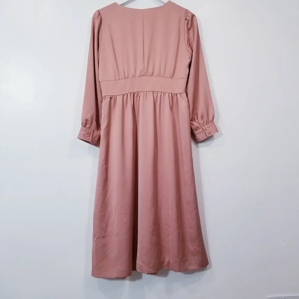 J. Crew Button Front A-Line Midi Dress